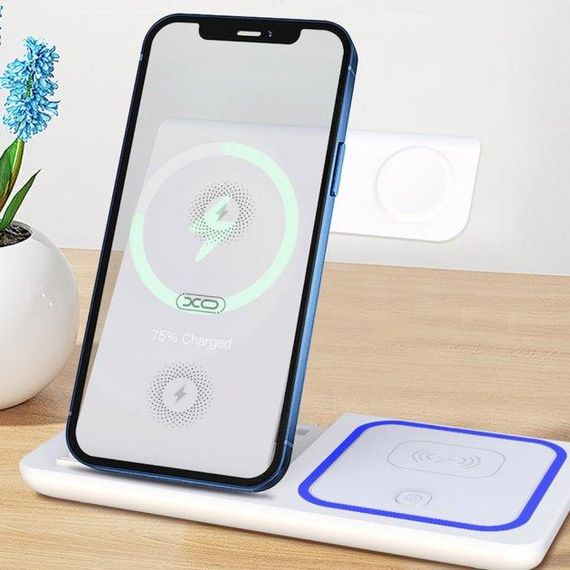 Бездротовий зарядний пристрій XO WX023 3 в 1 (24063-01_643) | Зображення 4