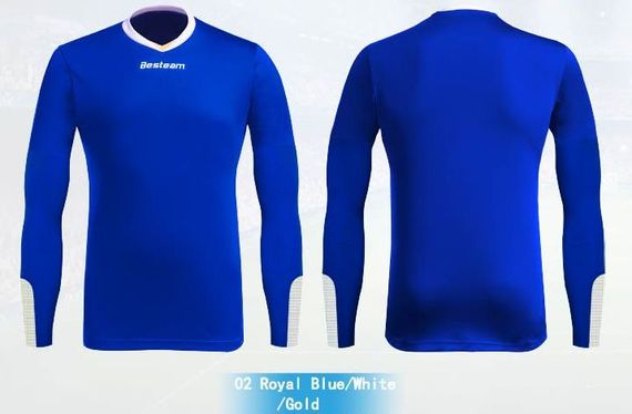 Футболка BestTeam SC-13020RB L/S голубая