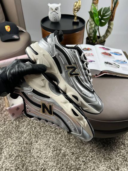 Мужские кроссовки New 1000 Silver Black Динаміка твого стилю весна / літо / осінь A4126 44 28 см