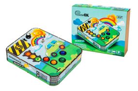 Бізіборд Puz-01023 "Світлофор"на батарейках, світло р. 20х16х4 см PuzzleOk