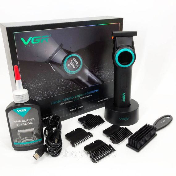 Багатофункціональна акумуляторна машинка для стрижки VGR V-977, Машинки для стрижки професійні машини SE-35 | Зображення 2