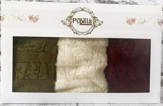 Набір 3 кухонних рушника Pupilla Bamboo Erden 30х50см