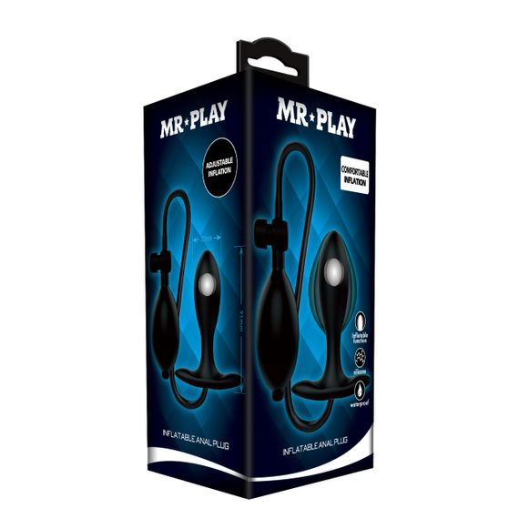 Анальный стимулятор расширяющийся Mr. Play Inflable Anal Plug, BI-040096Q-MR Sex Aura | Зображення 9