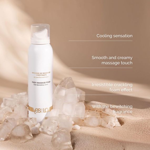 Массажная пена YESforLOV FIZZY MASSAGE FOAM with bewitching scent 150 мл Sex Aura | Зображення 1