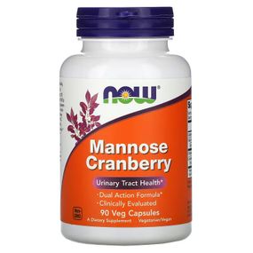 Манноза та журавлина NOW MANNOSE CRANBERRY 90 VCAPS
