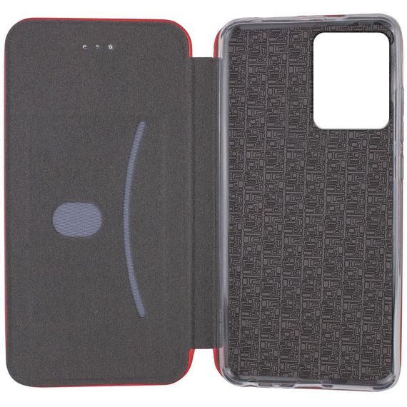 Шкіряний чохол-книжка Classy для Xiaomi Redmi Note 12 4G Червоний | Зображення 2