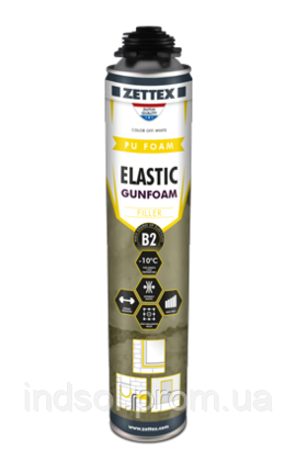 Монтажна піна Zettex PU Foam Elastic NBS Blanco 750 ml