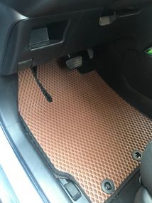 Килимки EVA (цегляні) для Toyota Yaris 2010-2020 рр