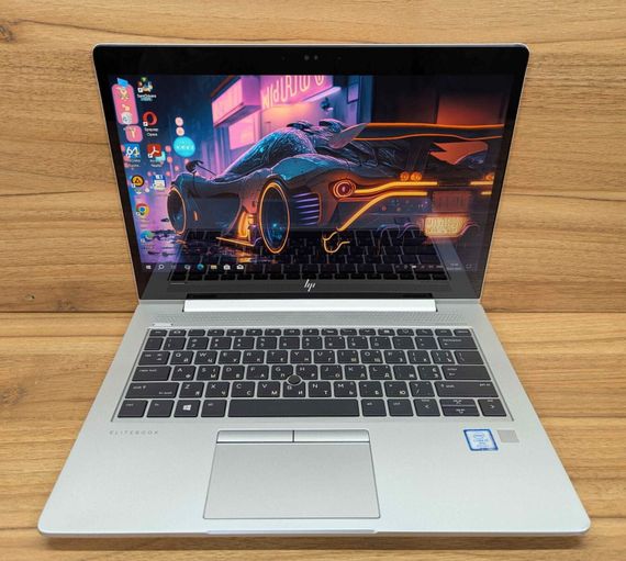 Ультрабук Б-класс HP EliteBook 830 G5 / 13.3" (1920x1080) IPS Touch / Intel Core i7-8650U (4 (8) ядра по 1.9 - 4.2 GHz) / 16 GB DDR4 / 512 GB SSD / Intel UHD Graphics 620 / Fingerprint / WebCam / Windows 10 б/у | Зображення 1
