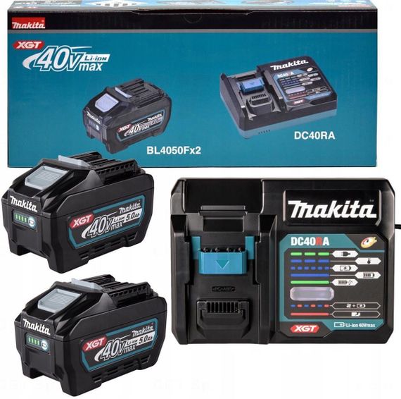 Набір акумуляторів BL4050F (2 шт) та зарядний пристрій для продукції Makita XGT (1911V6-0) | Зображення 2