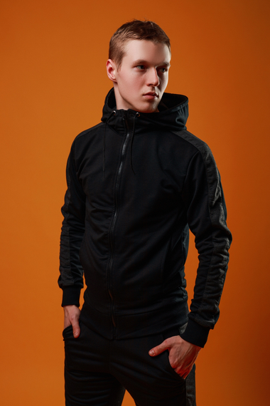 Костюм змейка черно-антрацит S XL | Зображення 1