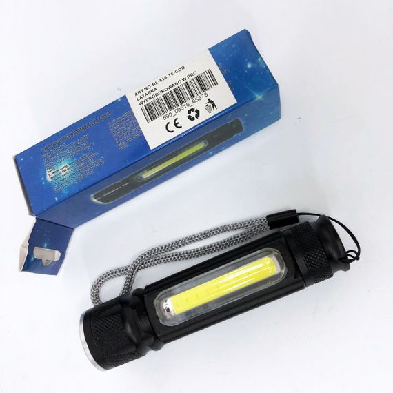 Ліхтарик портативний світлодіодний Police BL-516/616-T6-COB з USB-зарядкою, магнітом та функцією зуму | Зображення 8