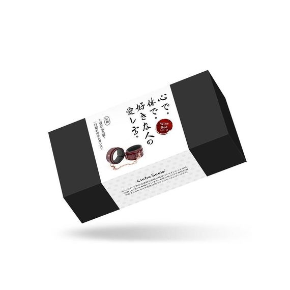Шкіряні поножі Liebe Seele Wine Red Ankle Cuffs, знімний ланцюжок-кріплення | Зображення 9