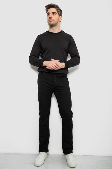 Джинсы мужские, цвет черный, 244RW21 | Зображення 1