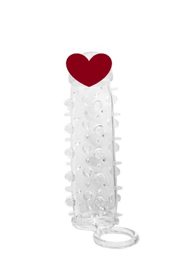Насадка на член Dorcel Mr. Orgasm с кольцом для мошонки, ультрастимулирующий рельеф sexstyle