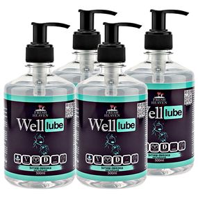 Интим-смазка вагинальная (блок 4шт) Fresh Heaven Well Lube 500ml (Home версия)