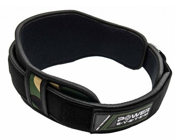 Пояс для важкої атлетики Power System PS-3220 Predator неопреновий Камуфляж M | Зображення 1