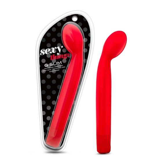 Вібратор для точки G на батареях Blush Sexy Things червоний Sex Aura