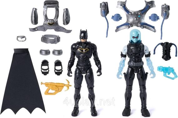 Оригинал DC Comics Batman vs Mr Freeze Набор 30см фигур Оригинал Бэтмен против мистер Фриз с аксессуарами | Зображення 1