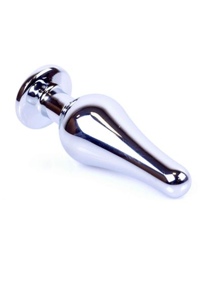 Анальная пробка - Jewellery Silver Long Plug Black sexstyle | Зображення 2