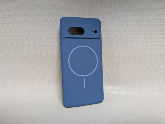 Чохол для Google Pixel 7 / Гугл Піксель 7 Lakshmi Soft Touch, протиударний, з магнітним кільцем (магфіт), TPU, синій