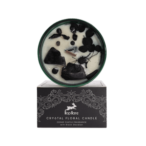 Свічка соєва з камінням та квітами  Лицар мечів 330г Hop Hare 5056368334733