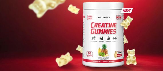 Creatine Gummies 1,250 mg, 90 Gummies (Tropical Fruit Punch) | Зображення 2