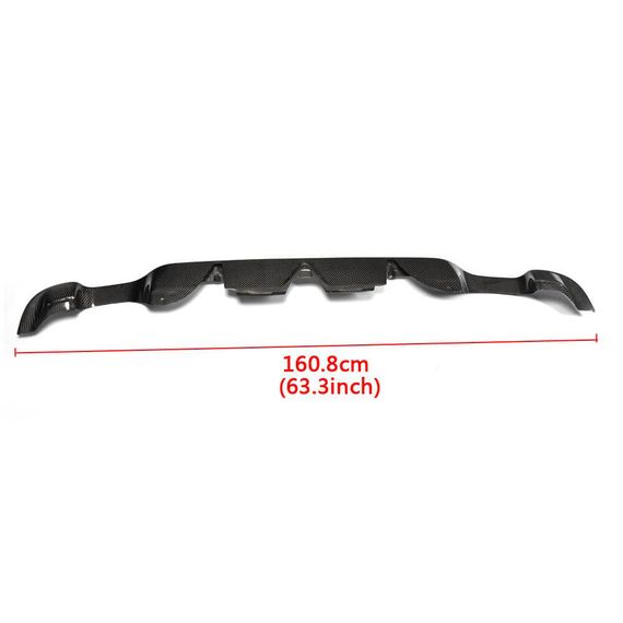 Дифузор заднього бампера V2 (Карбон) для Subaru BRZ 2012-2021 рр | Зображення 4
