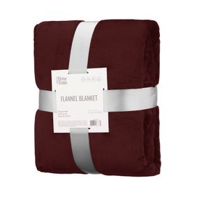 Плед Ardesto Flannel 160х200см, 100% полиэстер, бургунди (ART0221SB)