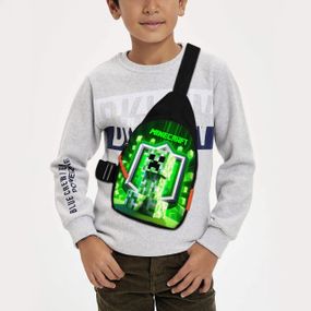 Сумка через плече дитяча Minecraft 29х17 см сумка слінг для хлопчика (02123)