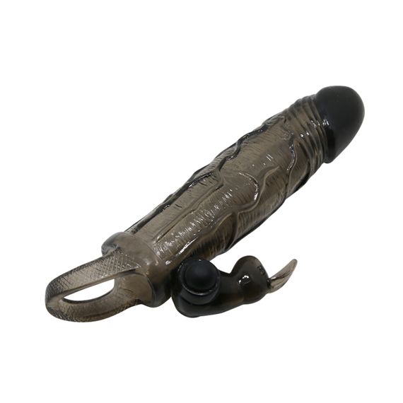 Насадка на член - Brave Man Vibrating Penis Sleeve 5,91" Black | Зображення 9