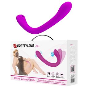 Вибратор - Pretty Love Alex Clitoral Sucking Vibrator Purple Sex Aura