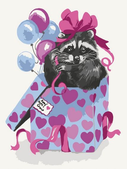 Картина за номерами "Полосатий сюрприз" 15595-AC 30х40 см