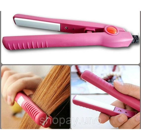 Утюжок мини для волос дорожный (керамический) Mini Straighter | Зображення 3
