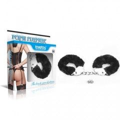 Наручники - Fetish Pleasure Fluffy Hand Cuffs Black Sex Aura