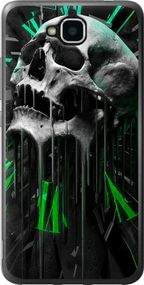 Чехол на Huawei Enjoy 5 Череп-часы "4100u-475-17620"