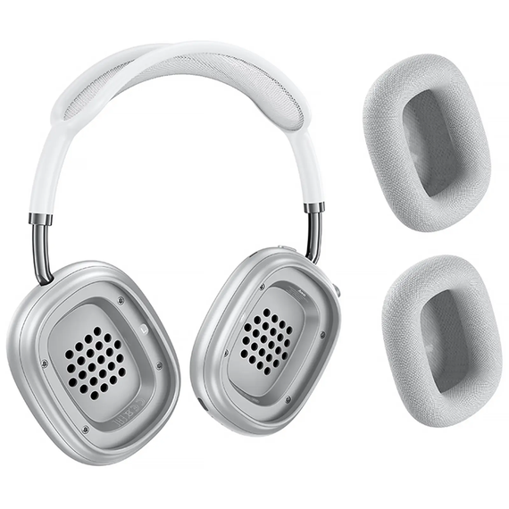 Накладні бездротові навушники Hoco W65 Plus Happy ANC (Silver) | Зображення 2