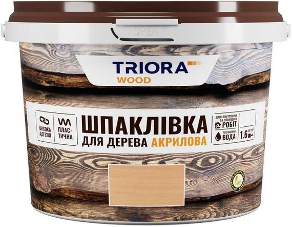 Шпаклівка 0,4кг для дерева Triora 446 Ясен