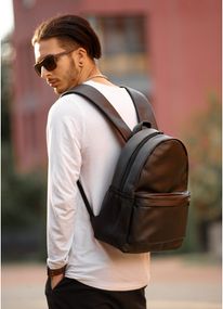 Чоловічий рюкзак Sambag BRIX PJT CLASSIC чорний 40 х 27 х 15 см (11711001m)