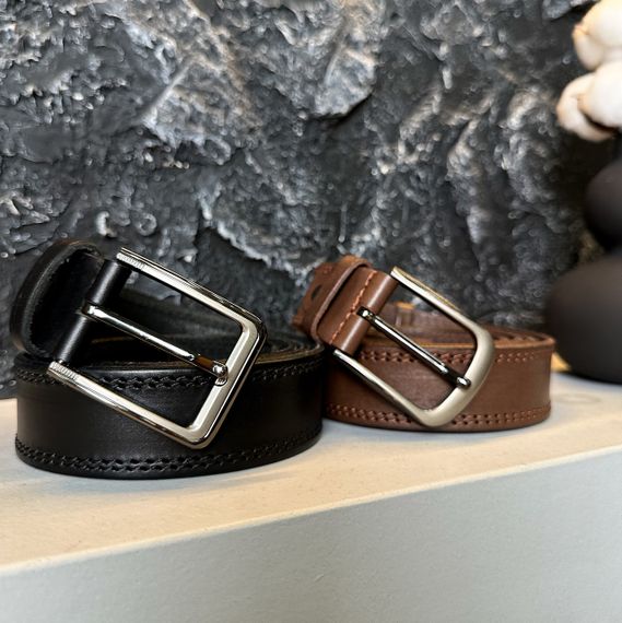 Мужской кожаный ремень | Зображення 8