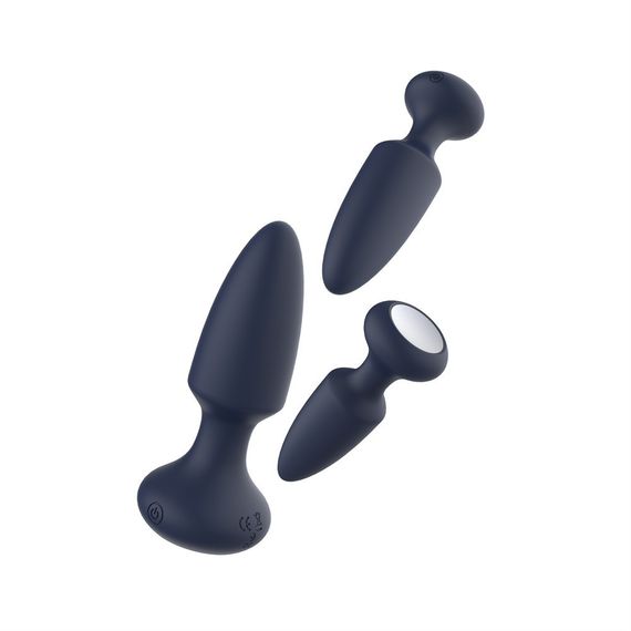 Набір анальних вібраторів, S, M, L, Dream Toys Startroopers Mars синій, 3 шт Sex Aura | Зображення 3