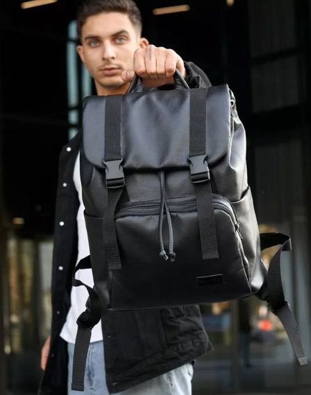 Чоловічий рюкзак Sambag Loft Zard чорний 46 х 28 х 13 см (22618001m)