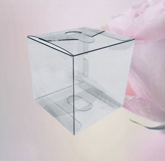 Коробка висічка 80*80*80 Пластик харчовий прозорий