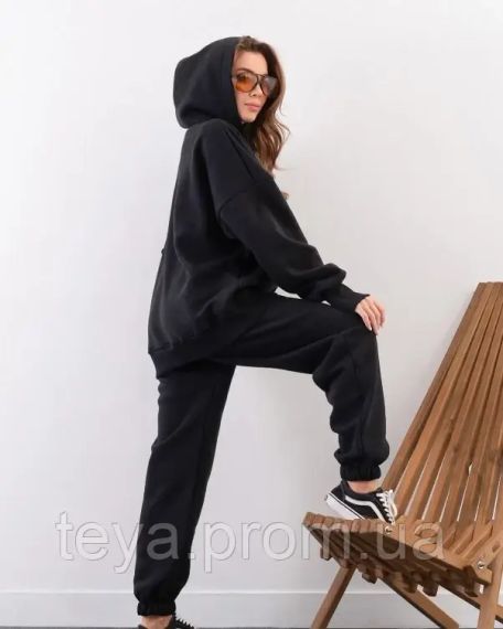 Спортивний костюм для жінок чорний розміри S, M, XXL, 3XL, L, XL FI_009094 | Зображення 1