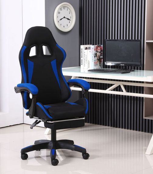 Кресло геймерское GT Racer X-2324 Fabric BlackBlue | Зображення 7