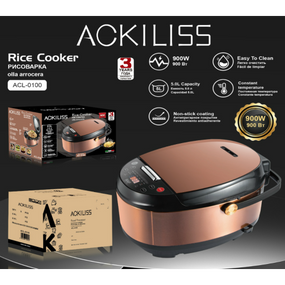 Мультиварка ACKILISS ACL0100 (5л) | Каструля-скороварка 900Вт на 16 програм з керамічною чашею