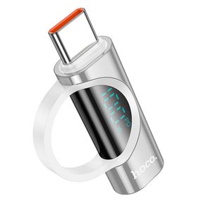 Перехідник Hoco UA32 Type-C male to Type-C female display adapter Silver