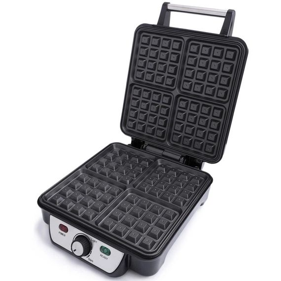 Вафельниця електрична Camry CR 3025 1500Вт для бельгійських віденських вафель з терморегулятором 4 форми | Зображення 1