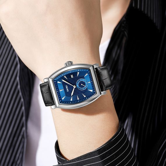 Годинник S2kmei 9306SIBU Silver-Blue | Зображення 2