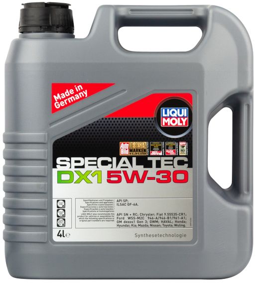 Моторна олива Liqui Moly Special Tec DX1 5W-30 4л.